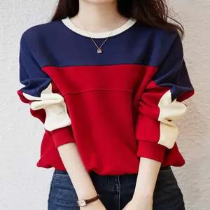 [앳마크]ATMARK 비비드배색루즈기모스웨트셔츠_AA61TS003G