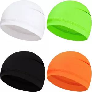 크닌도르 스웨트 위킹 해골 모자 쿨링 헬멧 라이너 러닝 비니 사이클링 남성용 수면