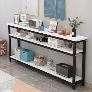 쇼파뒤 책장 한뼘 선반 사이드 거실 폭좁은 3층 테이블 창가