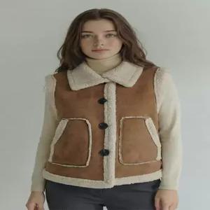 [미니마리][미니마리] 테디무스탕베스트 (MMA4VT17)