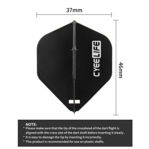 CyeeLife 다트 비행 표준 모양 일반 스프링 악세서리 세트 내구성 낙상 방지 6 개 12