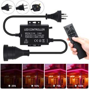 고출력 LED 리모컨 디머 플러그 750W 파티 1500W AC 110V 240V 장식 웨딩 크리스마스 조명 220V 액세서리