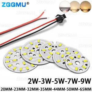 10PCS 고휘도 LED 조명 보드 2W 7W 변환 원형 65MM 광원 전구 DIY 9W 가족용 5W 3W 31MM