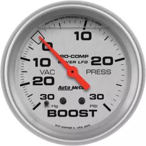 자동 미터 4603 실버 LFG 부스트/진공 게이지