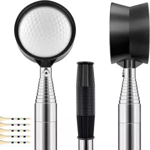 복박탁 9피트 골프공 리트리버 망원경 스테인리스 물 잡기 골프 액세서리 남성용 선물