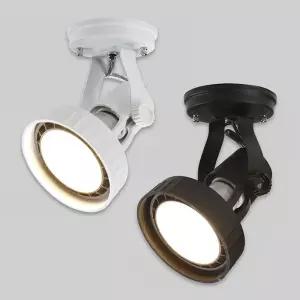 국산 KC 직부 등기구 PAR30 소 100mm 화이트 블랙