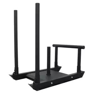 크로스핏 파워슬레드 썰매끌기 중량 슬레드 훈련 올블랙