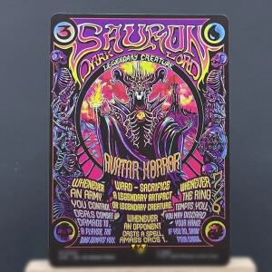 LTR FOIL1-Ⅰ03 프록시 매직 카드 원 링 솔 사우론 어둠의 군주 오르치 보우마스터즈 마운트 두움 모임