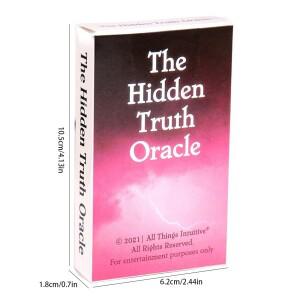 숨겨진 진실 오라클 카드는 과거를 밝혀줍니다. 미래 점술 보드 파티 모임을 위한 게임 데크