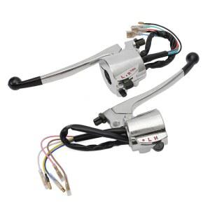 오토바이 오른쪽 및 왼쪽 핸들 바 스위치 22mm CG125 CB125 Zhujiang XF 경적 회전 신호 전기 시작