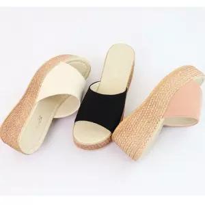 인기상품 슬리퍼 샌들 여성 통굽 키높이 신발 웨지힐 구두 슈즈 [W66815B_260331]