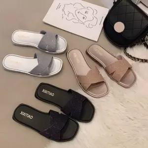 인기상품 발편한 큐빅 여자 슬리퍼 여성 스팽글 슬리퍼 [W6672B9_260331]