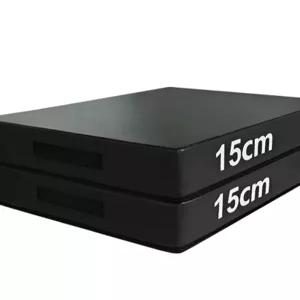 역기 매트 블랙 패드 데드리프트 쿠션용