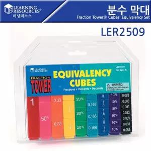 (러닝리소스) 분수 막대 Fractino Tower Cuibes Eqvalency Set LER2509