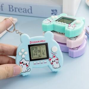 크로스보더 테트리스 휴대용 게임기 미니 포터블 전자 아케이드 펜던트 키체인