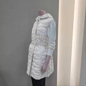 [꼼빠니아]하프기장 후드 벨티드 패딩베스트 CAFW0-WHV010