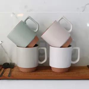 예쁜 도자기 물잔 음료잔 머그컵 도자기컵 카페컵