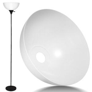 펜던트 램프 천장 선풍기 글로브 교체용 플라스틱 전구 버섯 모양 거실 커버 램프쉐이드 침실