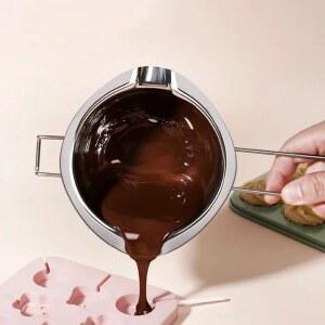 스테인레스 스틸 왁스 녹는 냄비 양초 손잡이 버터 초콜릿 향기로운 비누 수제