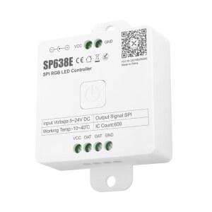 SP638E 스마트 음악 동기화 SPI 3채널 2 컨트롤러 LED RGB 매직 리모컨 컬러 4G
