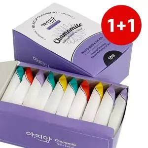 [오너클랜]아띠앙 1+1 미니 클렌징티슈 x1박스(10개) 여행 휴대