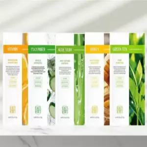 카밍 모이스처 진정 마스크팩 23ml 각10매 5종(오이,티트리,비타민,허니,알로에) (총50매)