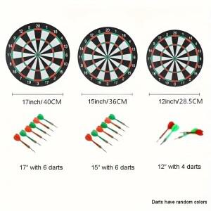 12인치/15인치/17인치 양면 인쇄 다트 보드 전문 타겟 야외 게임 용품