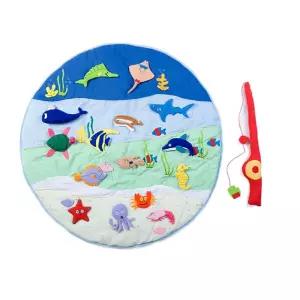 낚시놀이 장난감 역할 펠트 물고기잡기 인지