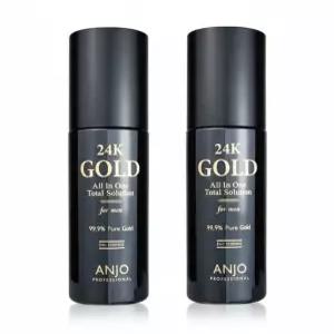 앙쥬 24K골드 주름미백 남성 올인원 에센스 200ml 2개