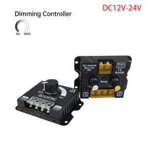 360W LED 조광기 스위치 DC12 24V 컨트롤러 손잡이 SMD 조명용 무단 스트립 조정 - 색상 밝기 30A 단일