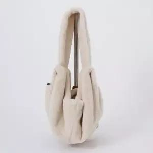 [반려] 윌라 강아지이동가방 파스텔베이지 슬링백