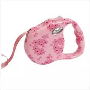 [반려] 프리고 4.5m-41kg이하 패션자동줄-복숭아꽃L