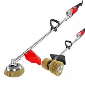 전동 시멘트 금속 녹제거 브러시 폴리싱 그라인더 녹 철판 고정 제거 바닥 연마기 쇠솔