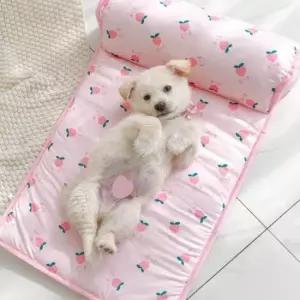 [반려] 아늑한공간 시원 매트 푹신 강아지 반려동물 사계절 디자인 고양이 쿨 귀여운 침대