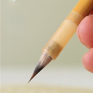 족제비 토끼 헤어 브러시 전문 작은 일반 스크립트 중국 서예 펜 수채화 공비 그리기