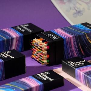 12/36/48/72 전문가용 나무 색연필 세트 육각형 손잡이 아티스트 페인팅 드로잉 스케치 디자인 유성