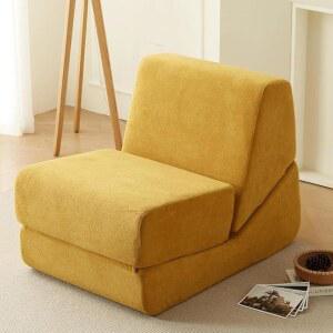 SWBVS 접이식 소파 침대 또는 싱글 거실 침실 체어 라운지 있는 등받이가 작은