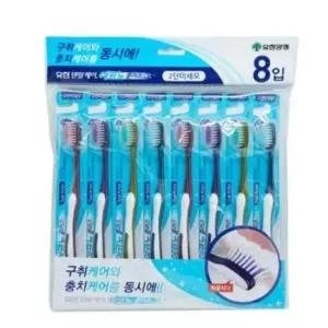[반려] 유한 이빨 덴탈 칫솔 클리너 칫솔 혀 관리 치석 8P
