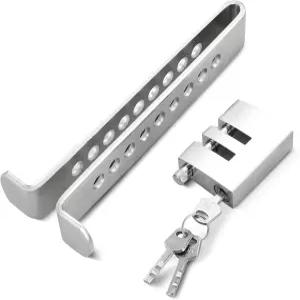 NYXOVA 방지 클러치 브레이크 잠금 9홀 장치 안전 도구 차량 페달 3개의 키가 있는 스테인리스 스틸 자동차