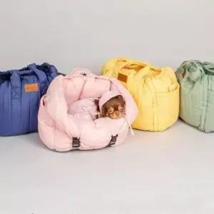 [반려] 반려견 멀티 애견 네이비 이동가방 카시트