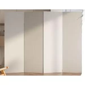 무지병풍 4폭 접이식 높이 병풍 비침방지 가벽 합판 파티션