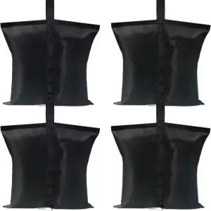 ABCCANOPY 캐노피 무게 120파운드 가제보 텐트 모래주머니 4팩 블랙(모래 없음)