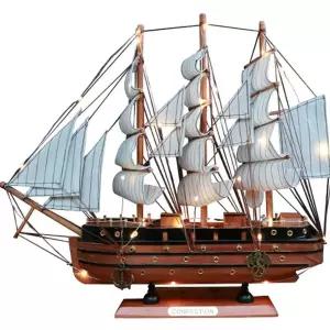 북유럽 실사 배 돛대 전시 선박 요트 보트 모형 ship