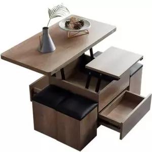 리프트업 테이블 거실 낮은 소파 리프팅테이블 소파테이블