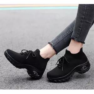 여성용 키높이 에어운동화 캐주얼 워킹화 가벼운런닝화