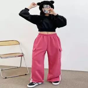 여성 겨울 투라인 카고 포켓 와이드 기모 안감 팬츠