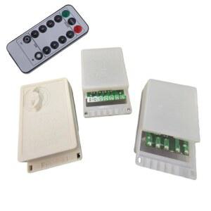 1 세트 LED 스트링 메쉬 커튼 조명용 모드 리모컨 조광기 8가지 장식용 조명 컨트롤러