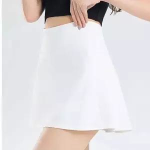 여성 플레어 미니스커트 백포켓 트레이닝 스커트 속바지 4색