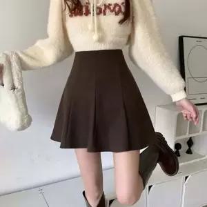 여성 A라인 하이웨이스트 골덴 스커트 겨울 치마 2색