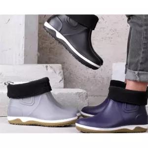 남성용 주방장화 따뜻한 기모 농사 털장화 눈길부츠 털신